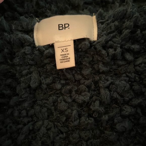 Nordstrom BP Green Fuzzy Jacket - Picture 3 of 3